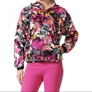 Adidas Women’s XS Training Windbreaker Hoodie 1/4 Zip
